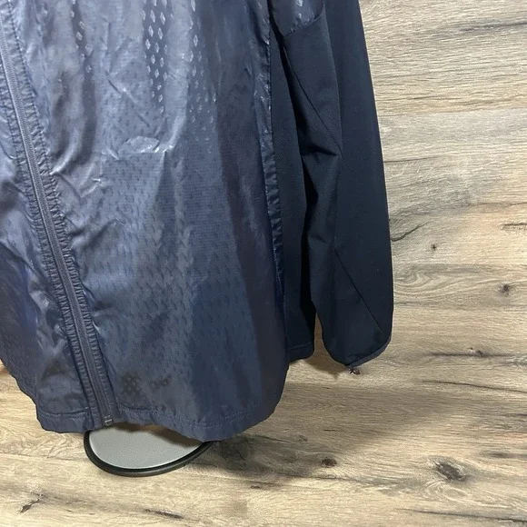 VTG Russell Athletic Track Suit Jacket Men 2XL Big 90s Y2K Navy Blue - Picture 2 of 6